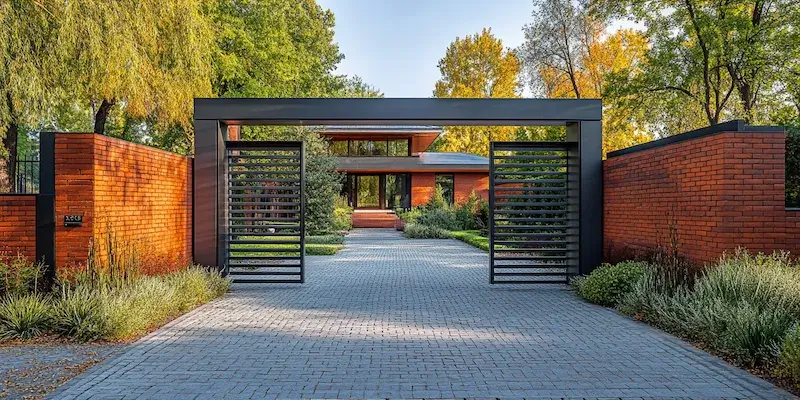 Alu Zäune aus Polen