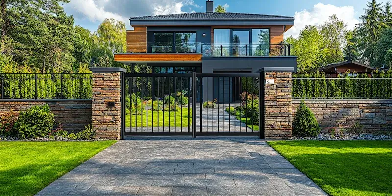 Aluminium Zaun Polen