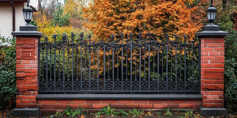 Metalzaune aus Polen