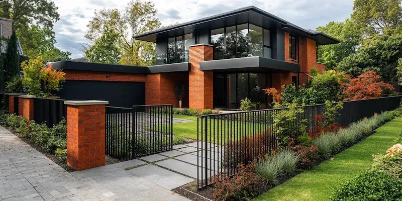 Polnische Metallzaune