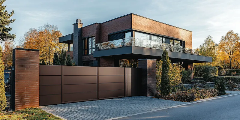 Polnische Metallzaune