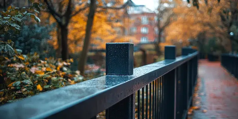 Schmuckzaun aus Polen