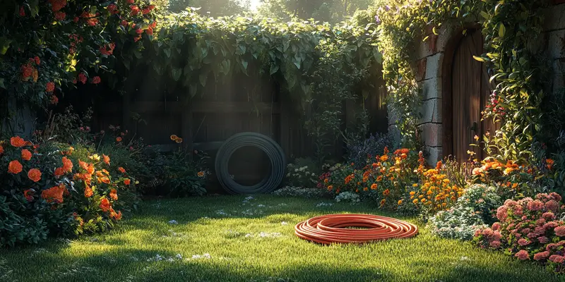 Jak działa wózek na wąż ogrodowy?